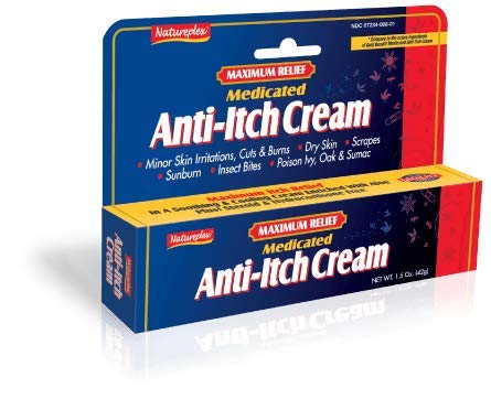 Crème anti-démangeaison 4 Pack de soulagement maximal