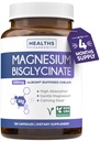 Absorption haute Capsules de bisglycinate de magnésium - Supplément de magnésium tamponné et chélaté validé cliniquement - 1 Capsule végane quotidienne avec lab Verified Gentle 200mg Servant (4 mois d'approvisionnement)