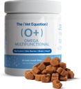 Omega Multifunktional für Hunde – Duck-Flavored, 90 Chews – mit Marine Sourced Omega-3s – unterstützt Gelenk-, Haut-, Mantel- und Immungesundheit