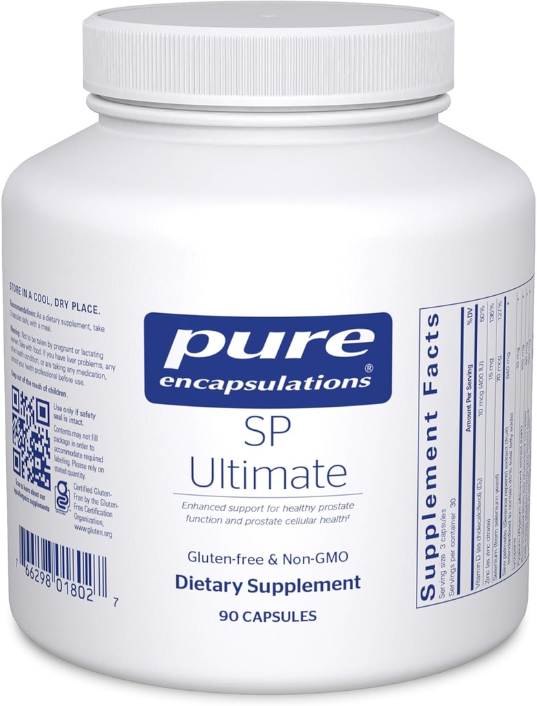 Pure Encapsulations SP Ultimate | Enhance Unterstützung für gesunde Prostata-Funktion und Prostata Cellular Health* | 90 Kapseln