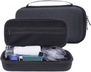 Hard Shell Carrying Case für tragbare Handheld Nebulizer Maschine Asthma Inhaler, EVA Reisetasche für Asthma Spacer Maske für Männer und Woemn, Medizin Kits Organizer, Zerstäuberhalter mit Mesh Pocket