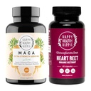 Happy Healthy Hippie Beetroot Capsules & Bio Maca Energy Pills & Libido Enhancer