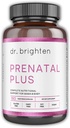 Dr. Brighten Prenatal Plus - Frauenformulierung, Aktive B Vitamine, Mineralstoffe, Antioxidantien für schwangere oder stillende Mütter, Non-GMO Vegan, No Gluten, No Soy - 180 Kapseln