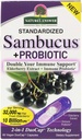 Nature's Answer Sambucus + Probiotic | New 2-in-1 Double Your Immune Support | 32.000mg Standardisierte Frische Elderberry Duo Cap mit 10 Billion CFU Probiotic | Glutenfrei, Non-GMO | 60 Vegan Capsules