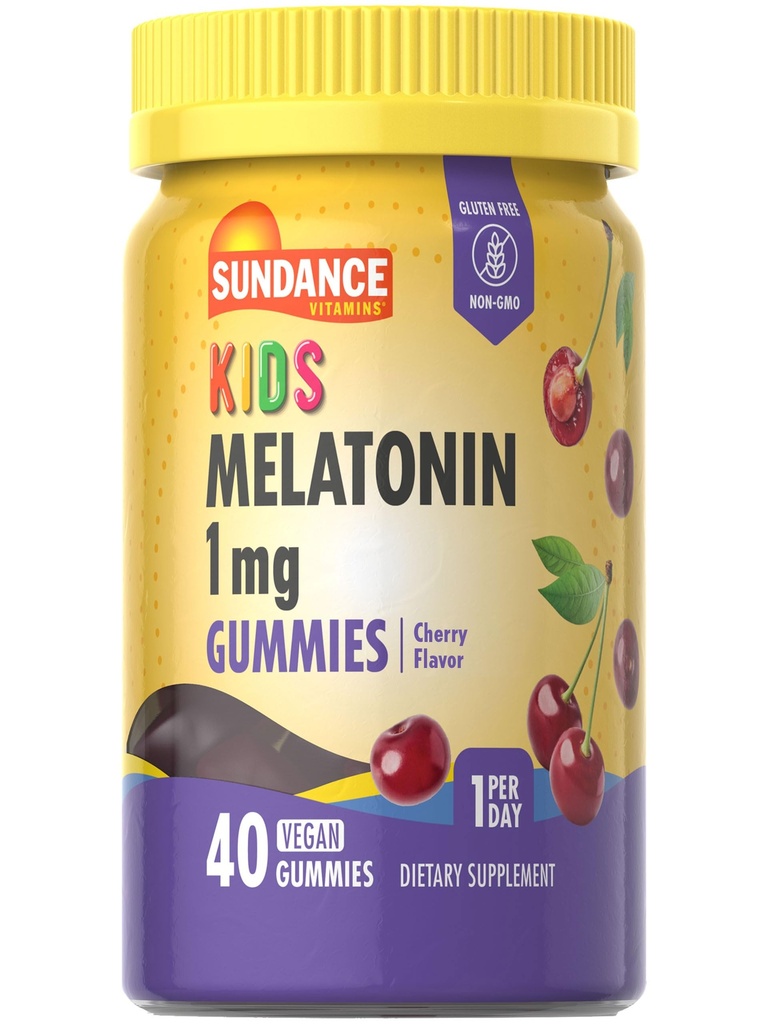 Sundance Kid's Melatonin Gummies 1mg.40 Comte.