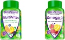 Vitafusion MultiVites Gummy Multivitamine für Erwachsene mit 12 Vitaminen und Mineralstoffen, Berry, Peach & Omega-3 Gummy Vitamine, Berry Lemonade Flavored, Herzgesundheit Vitamine(1)
