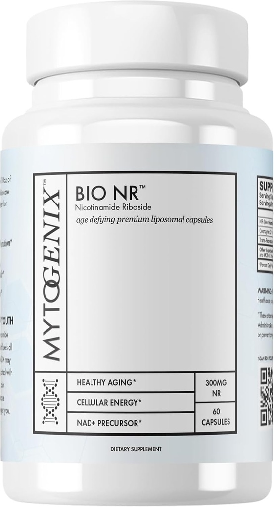 Pure NR Kapseln - Nicotinamid Riboside Supplement - 300mg pro Servieren - 60 Kapseln pro Flasche - Anti-Aging- Reparatur beschädigte DNA - Verbesserung der kognitiven Funktion - Optimierung der Gehirnaktivität