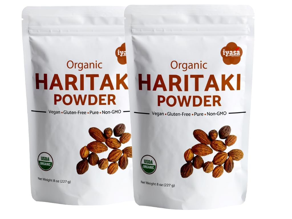 Bio Haritaki Fruchtpulver Harding Harad Terminalia chebula Kadakapudi 16 Oz 453 GM 1 Pound Digestion Gas Relief Gesunde Bowel Funktion Ayurveda Superfood Heilbarer Pouch