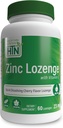 Gesundheit Thru Ernährung Zink Lozenge mit Vitamin C | Zink 23mg Vitamin-C 30mg | Natürliche Chery Flavor | Unterstützt gesunde Immunfunktion | 3. Partei getestet | Non-GMO, Gluten & Soy Free (Pack von 60)