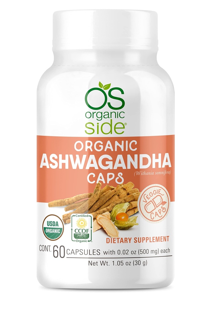 | Ashwagandha | 60 Veggie Caps | Pure 1.000 Mg | Formula for Natural Stress Relief, Mood Enhancement & Wellness Support | Vegan, Non-GMO, Gluten-Free