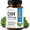 DIM Ergänzung 200 mg | Estrogen Balance für Frauen und Männer | Hormonelle Akne, Hormon Balance, Menopause & Antioxidante Unterstützung | Clean Label Project Certified, Vegan & Soy Kostenloses Diindolylmethan | 60 Ct.