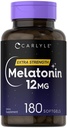 Carlyle Melatonin 12 mg 180 Capsules Softgel