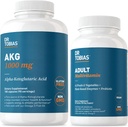 Dr. Tobias AKG Supplement & Adult Multivitamin - Umfassende Cellular Energy & Nährstoffe Unterstützung für allgemeine Wellness und Vitalität, Vegan, Non-GMO