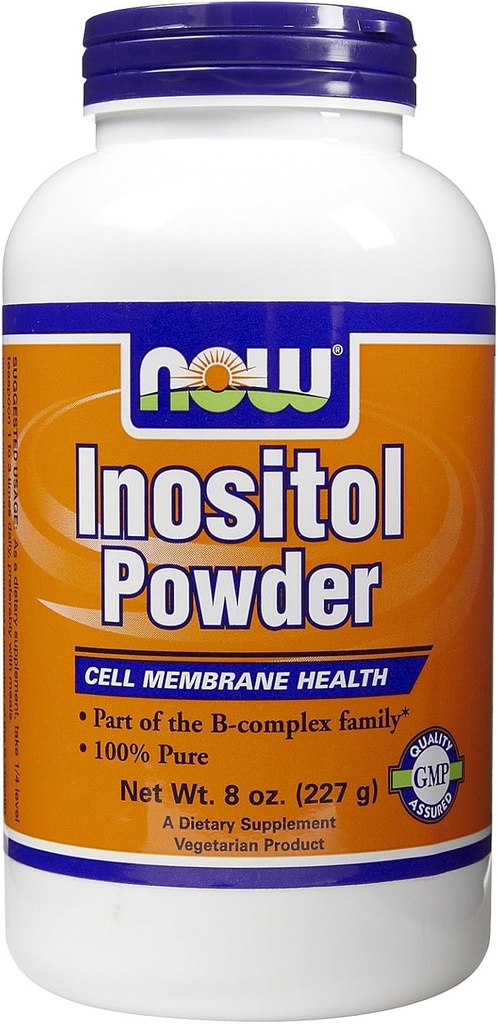 Jetzt Lebensmittel Inositol reines Pulver, 8-Ounce 2Pack