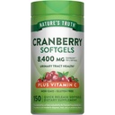 Nature's Truth Cranberry mit Vitamin C Softgels | 8400mg | 150 Pillen | Urinary Tract Health Support | Non-GMO & Gluten Kostenlose Ergänzung