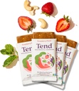 Tend quotidien meilleure barre de vitamine prénatale, faite avec des ingrédients organiques pour les mères enceintes et postpartum, comprend DHA, vitamine D, B, Choline, Folate - Patch de fraise (4ct)