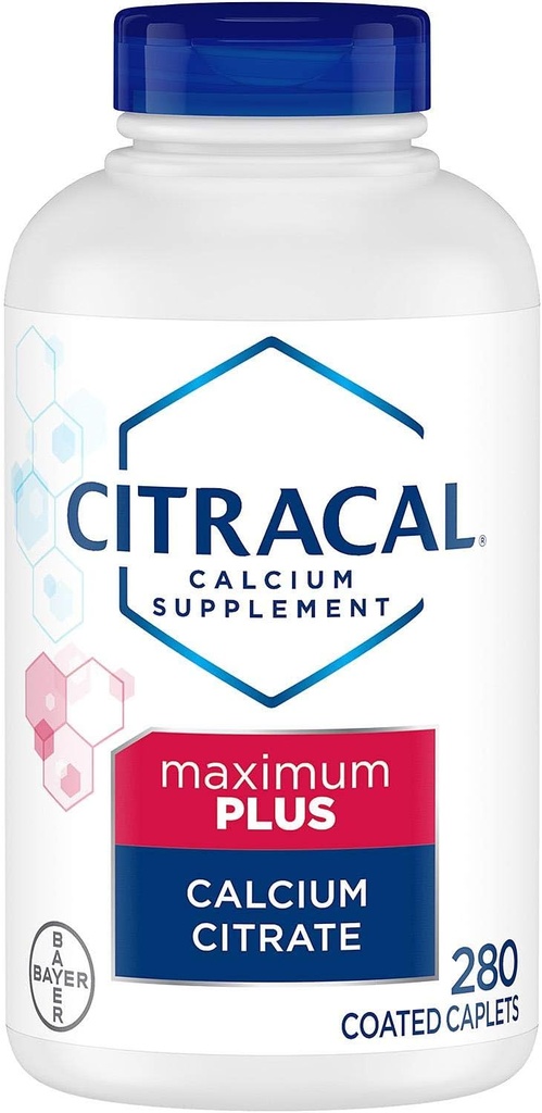 Citracal Maximum Plus Calcium Citrat Caplets Plus D3 (280 Zähler)
