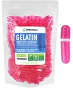 XPRS Nutra Taille 0 Capsules vides - 500 Compte Capsules de gélatine vides - Pills Bricolage Capsule Remplissage - Gel de pilules pures pour les suppléments Do-It-Youlf (Azalea Rose)