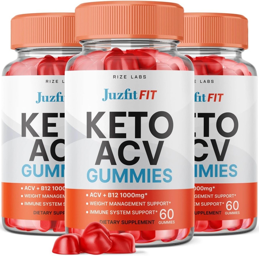 les laboratoires de taille - Juzfit FIT Keto ACV Gummies pour la perte de poids avancée avec vinaigre de cidre d'Apple, supplément pour Belly Fat & Extra Strength (180 Gummies)