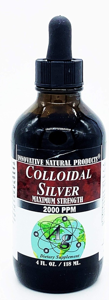 Argent colloïdal 2000 PPM (4 oz) par produits naturels innovants