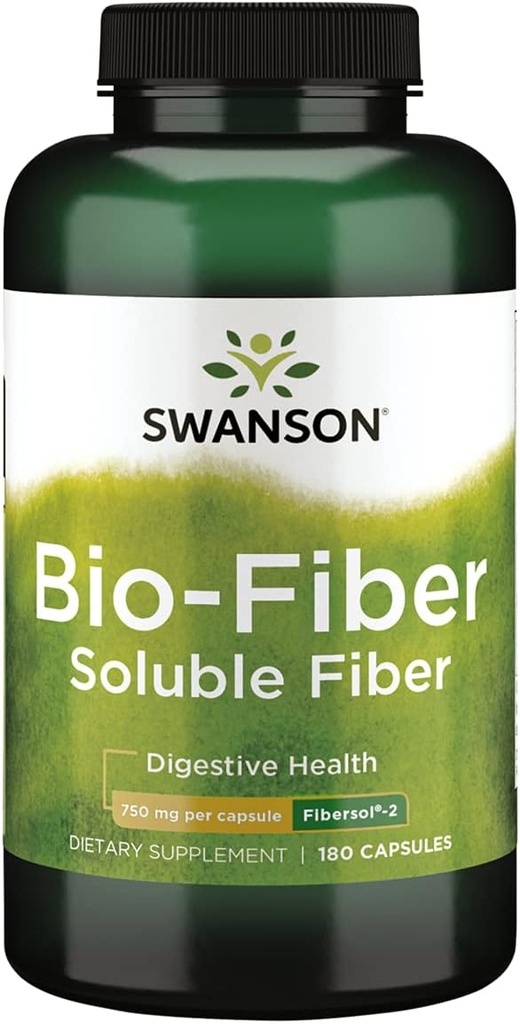 Swanson Bio-Fiber- 750 Milligrams 180 Capsules