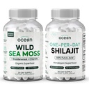 Bios Ocean Wild Sea Moss Capsules und One-per-Day Shilajit für Männer und Frauen - 100% Irish Sea Moss und Pure Shilajit Capsules - Schilddrüse Unterstützung für Frauen und Männer