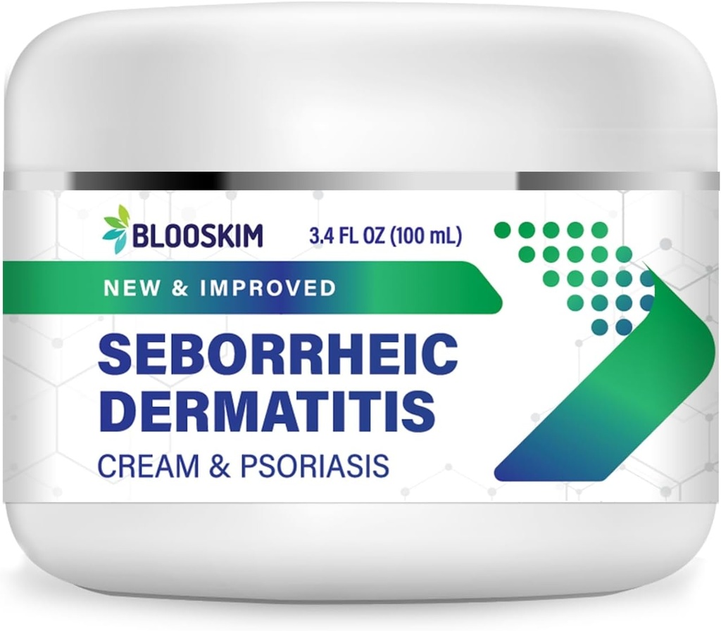 Seborrheic Dermatitis Gesichtscreme – Gesichts-, Kopf- und Körperbefeuchtungsbehandlung für Flaky, Itchy Skin – Daily Lotion für Psoriasis und Dermatitis Relief - Männer und Frauen - 3.4 Fl Oz