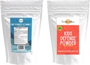 Bundle | Fine Powder Vitamin C, 454 Servierungen und Kinderverteidigungspulver (Fruit Punch), 120 Servierungen