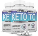 (3 Pack) Ketogenix Keto Pillen 1275MG Neu & Verbesserte Formel Enthält Apfelessig Extra Virgin Olivenöl Pulver Grüner Tee Blatt 180 Kapseln