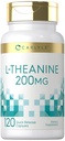 Carlyle L-Theanin 200mg Supplement | 120 Kapseln | Nicht-GVO, glutenfrei
