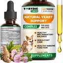 Natürliche Katzen & Hundehefe Infection Relief - juckende Haut & Ohr Behandlung - Reduziert Irritation & Relieves Itching and Allergy - Kräutermedizin Tropfen Supplement - Made in USA