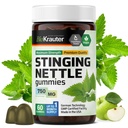 BIO KRAUTER Sting Nettle Gummies - 7500 mg Stärke - 60 Chews - Nettle Root 10:1 Extrakt - Urinary Support Supplement - Vegan Gummies Gelatin-freie Formel