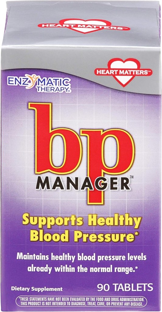 Enzymatische Therapie - Bp Manager, 90 Tabletten [Gesundheit und Schönheit]