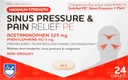 Rite Aid Sinus Druck und Schmerz-Reliever PE, Nicht-Drowsy - 24 Tabletten | Sinus Relief | Schmerz-Relief | Nasal Decongestant | Kalte Medizin für Erwachsene | Allergie-Medikament | Allergie-Relief | Mucus Relief