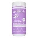 UpNourish Certified Vegan Vitamin D3 5000 IU K2 MK4 MK7 500 mcg Supplement, 150 Softgels, Pflanzenbasierende Liposoma Vitamin D K mit Bio Kokosöl, Non GMO, Gluten und Gelatine frei