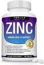 Zink-Ergänzung 50mg für Immununterstützung – Reines natürliches Zinkoxid zur Erhöhung des Immunsystems, Haut- & Antioxidans-Unterstützung, Hochpotenz-Immunitäts-Booster, für Männer Frauen, 100 Tabletten
