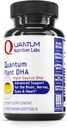 Quantum Nutrition Labs Plant DHA - Non-OGM Vegan DHA avec Omega 3 acides gras, DHA à base d'algues pour les femmes et les hommes, complément DHA naturel adapté aux végétaliens- 60 capsules de softgel végétariennes