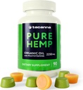 TACANNA Hanfgummis - Ölgummis für Erwachsene mit Vitaminen C, B3, B6, B12, Biotin, B5 & Zink für besseren Schlaf & Kalorien - Hanf Candy Supplement mit Multivitamins & Omega 3, 6, 9-90 Count