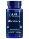Lebensverlängerung Glutathion 500 mg – Glutathion Kapseln, Antioxidantien-Ergänzung, Oxidativer Stress, Wirkstoffreduzierte Form – Glutenfrei, Nicht-GVO, Vegetarisch – 60 Kapseln