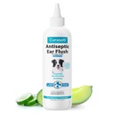 Solution de traitement de l'infection à l'oreille des chiens de Curaseb – Apaisant les démangeaisons et les oreilles enflammées – Nettoie les débris et le buildup - 8oz