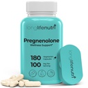 Gehirn- und Hormonunterstützung Pregnenolone - 180 Veggie Caps für Enhanced Memory, Focus & Vitality - Made in USA