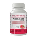 Vitamin B12 500 mcg von Nature's Trove - 240 EZ Chew Tabletten Kirschen Geschmack