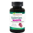 Capsules de racines valérianes Bio 500mg Supplément d'extrait d'herbe 100 pilules