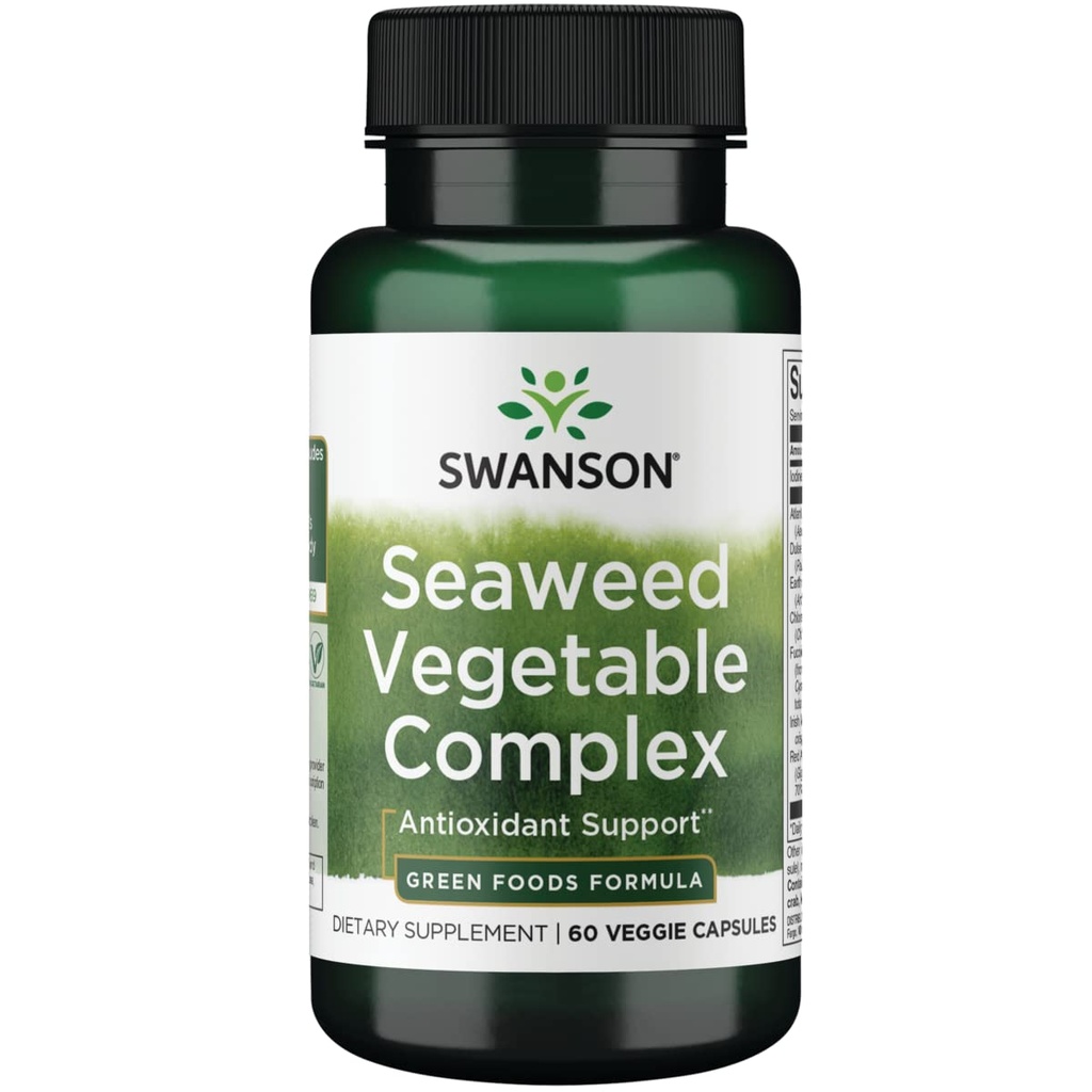 Swanson GRN Légume d'algues marines CMPLX 60VEG CP