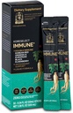 Immun-, koreanischen roten Ginseng-Extrakt mit Elderberry-Flüssig-Sticks, Immunität Unterstützung, Blutzirkulation Booster, Natürliche Energie-Ergänzung, 6 Jahre alt asiatisch Panax Ginseng, 10 Count