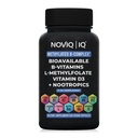 Supplément B-complexe méthylé 11-en-1 : 680mcg L-méthylfolate(5-MTHF) Thiamine(B1) Riboflavine(B2) Pyridoxal(B6) méthylcobalamine(B12) - VegD3® + Nootropique - 1 100mg+ Service - 60 comtes
