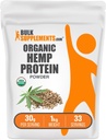 BulkSupplements.com Bio Hanfprotein Pulver - Bio Hanfprotein, High Fiber Powder - Vegan & Glutenfrei, 30g pro Servierung, 1kg (2.2 lbs) (Pack von 1)