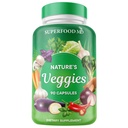 Superfood MD Veggies Supplement - 90 Veggie Kapseln - Unterstützt Energieniveaus, Beta Carotene, Vitamine & Mineralien - Sojafrei - 90 Count