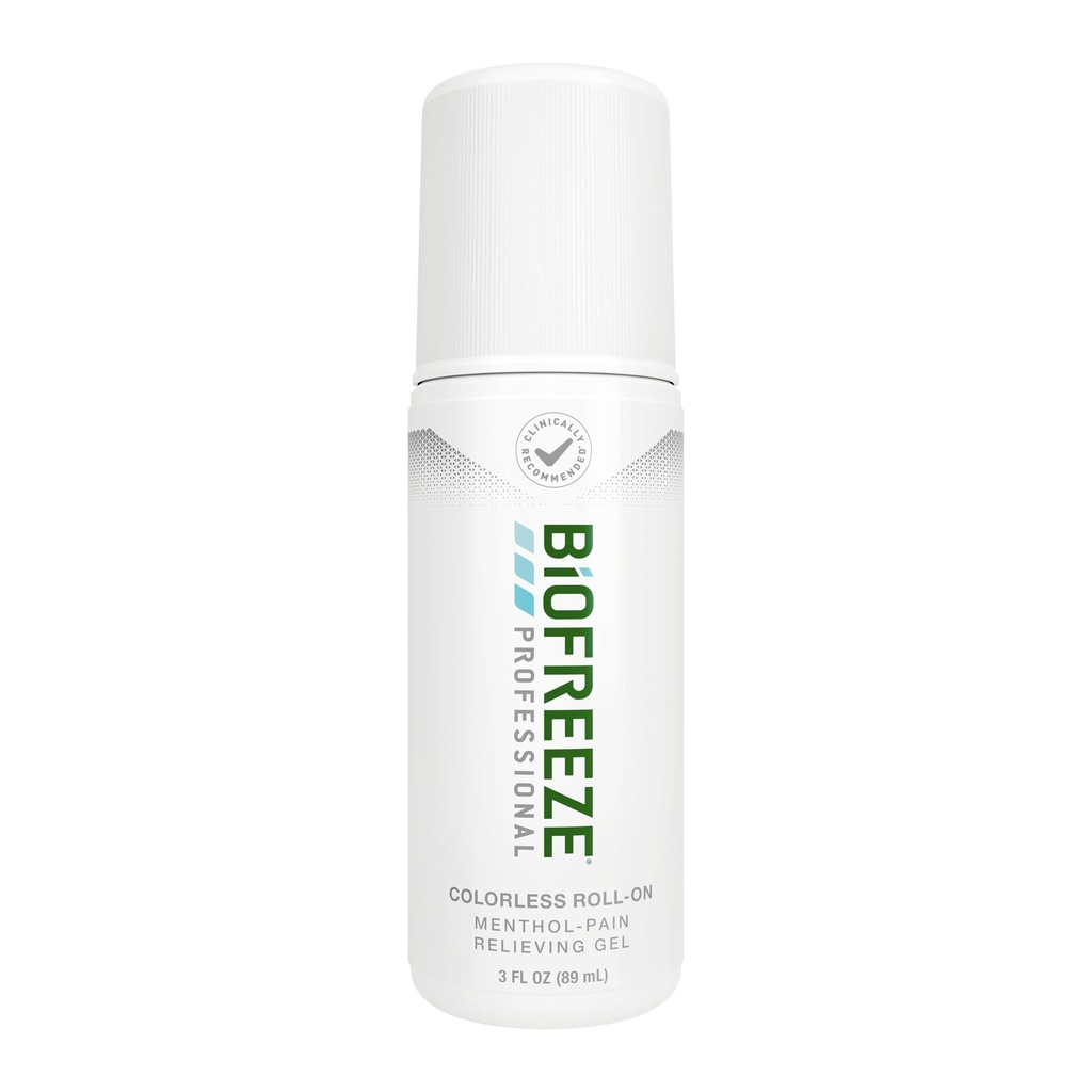 Biofreeze Allumage de la douleur pendant la nuit, Arthrite Pain Reliver, Knee & Lower Back Pain Relief, Soulagement musculaire douloureux, Lavande Scent, FSA Admissible, 2,5 FL OZ Biofreeze Menthol Roll-On