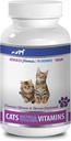 Traitements de nettoyage des dents pour chats - Ultra Vitamines pour chats - Formule Minéraux et Vitamines sains - Chews - chat Calcium - 1 bouteille (90 traites)